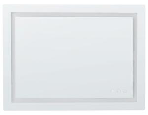 LED fürdőszobai tükör PRENOIS 80 cm 60 cm Ezüst