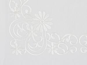 Dekoratív párnahuzat BLOSSOM ORNAMENT 40x40 cm, fehér