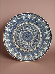 Lapos tányér 26 cm méretben "cenefas azul"