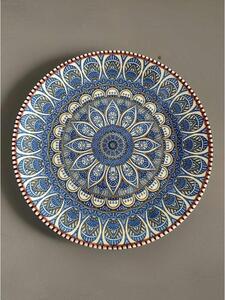 Lapos tányér 20 cm méretben "cenefas azul"