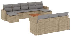 VidaXL Polyrattan Kerti Ülőgarnitúra - 11 részes