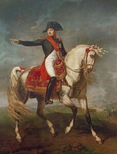 Joseph Chabord - Festmény reprodukció Equestrian Portrait of Napoleon I (1769-1821) 1810, (30 x 40 cm)