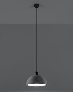 Sollux Lighting Pablito függőlámpa 1x60 W fekete-szürke/hamvas SL.0847