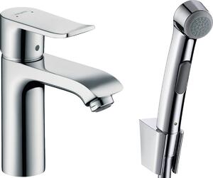 Hansgrohe Metris Classic mosdócsap bidés zuhanyfejjel álló króm 31285000