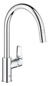 Mosogató csaptelep GROHE Start Loop kihúzható zuhanyzóval króm 30556000