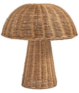 Asztali lámpa Gomba ALERO Rattan Természetes