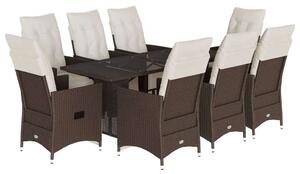 VidaXL Polyrattan Kerti Bútor - 8 Személyes Bisztró