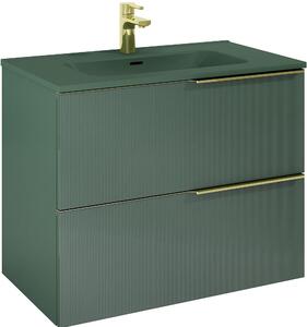 Elita Soho szekrény 80x45.3x63.5 cm Függesztett, mosdó alatti zöld 169083