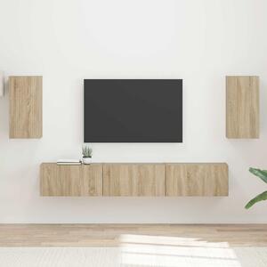 VidaXL TV szekrény garnitúra 5 pcs Sonoma tölgy Faanyag