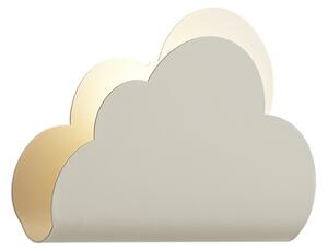 Gyerekszoba fali lámpa bézs felhő napocskával - Cloudy