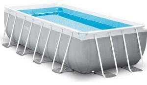 Intex Frame Pool Set Prism Quadra fémvázas négyszögletű medence (400 x 200 x 100 cm)