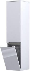 Oristo Silver szekrény 35.2x35.4x144 cm oldalt függő fehér OR33-SB2D-35-1-KKL