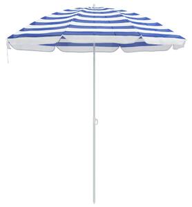 Kerti napernyő 240 cm 170T poliészter Kék és Fehér