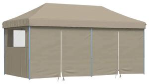 VidaXL Parti Sátor Pop-up 580 x 292 x 315 cm, Oxford Szövet, Tópszínű