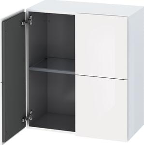 Duravit L-Cube szekrény 70x36.3x80 cm oldalt függő fehér LC117702222