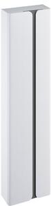 Ravak Balance szekrény 40x17.5x160 cm oldalt függő fehér-grafit X000001374