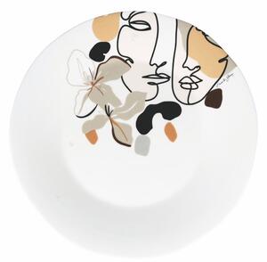 Face to Grey kerámia szervírozó tányér, ø 35 cm - VDE Tivoli 1996