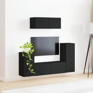 VidaXL 4 pcs Fekete