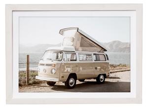 Volkswagen plakát világos keretben, 40 x 30 cm - Really Nice Things