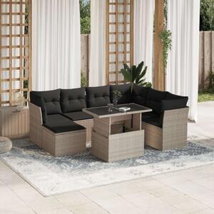 VidaXL Polyrattan Kerti Ülőgarnitúra - 8 részes