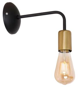 Luminex Fali lámpa BRENDA 1xE27/60W/230V fekete/arany LU1059