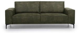 Zöld bőrutánzat kanapé 224 cm Copenhagen – Scandic
