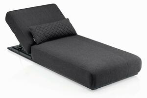 KETTLER EGO alumínium napozóágy – antracit / antracit / Sunbrella