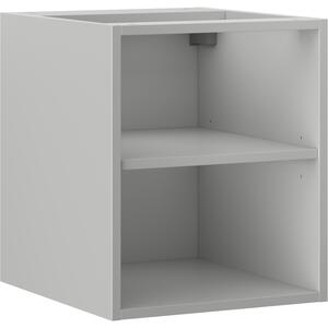 Mexen Box-A, nyitott szekrény polccal 40 cm, matt szürke, 91AX2-0400-470-0-62