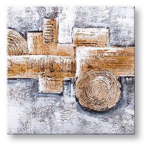 Kézzel festett kép ABSZTRAKT 50x50 cm (kézzel festett képek)