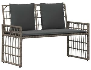 VidaXL Kerti pad Egyszínű Szürke és sötétszürke 116 x 55 x 82 cm