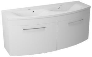 Sapho szekrény 150x50x60 cm Függesztett, mosdó alatti fehér JU150-3030