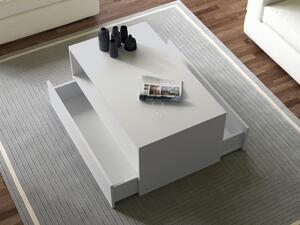 Drohmo Rebel dohányzóasztal, 90x40x54 cm, fehér