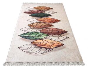 Modern szőnyeg levél motívummal Szélesség: 120 cm | Hossz: 180 cm