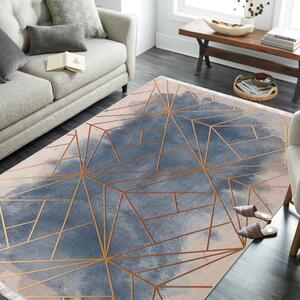 Modern mintás szőnyeg por rózsaszín kombinációban Szélesség: 180 cm | Hossz: 280 cm