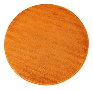 Kerek narancs szőnyeg Szélesség: 100 cm | Hossz: 100 cm