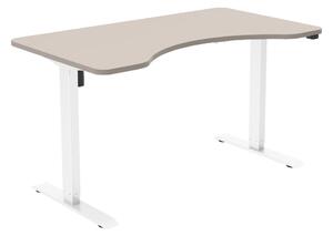 Elex állítható asztal 140×80 sandgreige