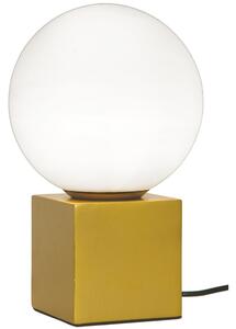 Viokef Lin asztali lámpa, arany-fehér, 1xE27 foglalattal