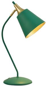 Viokef Menta asztali lámpa, zöld-arany, 1xE27 foglalattal