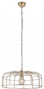 Leuchten Direkt Amir függőlámpa 1x25 W sárgaréz-fa 11493-60