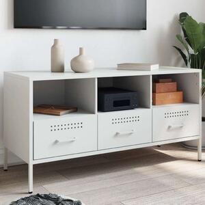 VidaXL Fém TV-szekrény - Fehér - 100,5cm