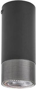 Rabalux Zircon mennyezeti lámpa 1x5 W fekete-ezüst 5074