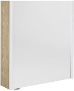 Sapho Alix szekrény 66x17.5x70 cm tükörrel világos bodza-bézs AX166-0013