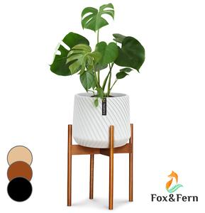 Fox & Fern Zeist, virágállvány, 2 magasságban, kombinálható, betolható dizájn, természetes