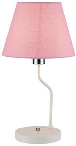 Ledea York asztali lámpa 1x60 W fehér-rózsaszín 50501100