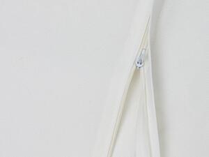 Dekoratív párnahuzat LEAFY LACE 40x40 cm, fehér