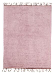 Rózsaszín pamutszőnyeg 140 x 200 cm CAPARLI