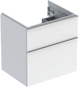 Geberit iCon szekrény 59.2x47.6x61.5 cm Függesztett, mosdó alatti fehér-króm 502.303.01.2