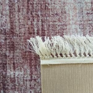 Lila konyhai szőnyeg bojtokkal Szélesség: 80 cm | Hossz: 300 cm