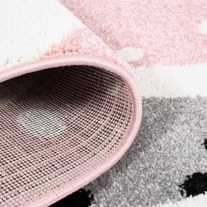 Kis nyuszi bájos rózsaszín szőnyeg lányoknak Szélesség: 120 cm | Hossz: 160 cm