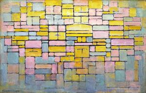 Reprodukció Tableau no. 2 / Composition no. V, 1914, Mondrian, Piet